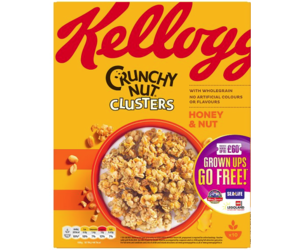 Kelloggs Crunchy Honey Nut Clusters Breakfast Cereal Kellys Expat Shopping