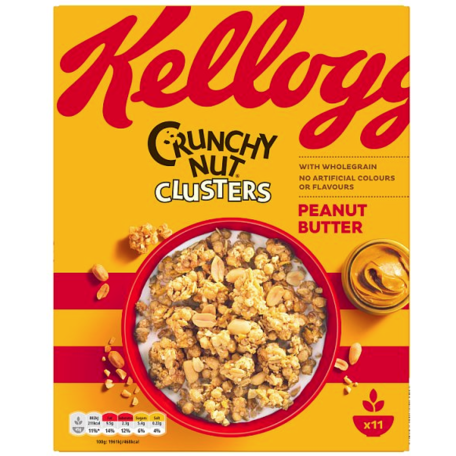 Kelloggs Crunchy Honey Nut Clusters Breakfast Cereal Kellys Expat Shopping