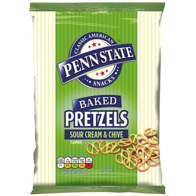 Penn State Penn State Pretzels Sour Cream & Chive 175g
