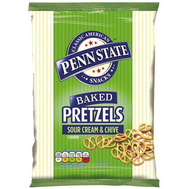 Penn State Pretzels Sour Cream & Chive 175g