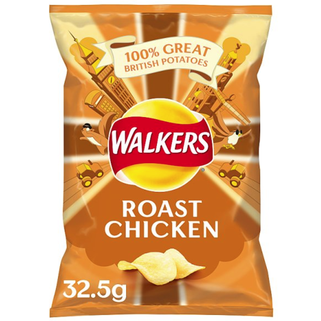 Walkers Walkers Roast Chicken Crisps 32.5g