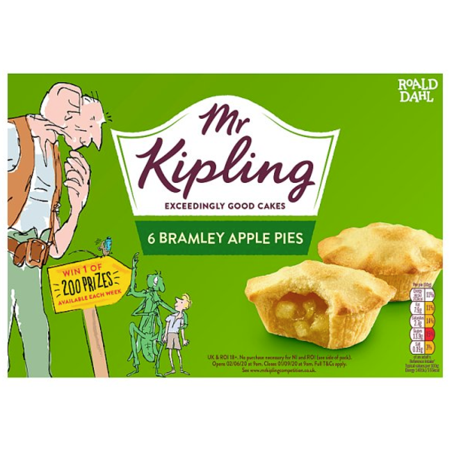 Mr Kipling Bramley Apple Pies 6pk