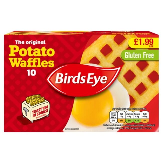 Birds Eye Potato Waffles 10pk PM1.99
