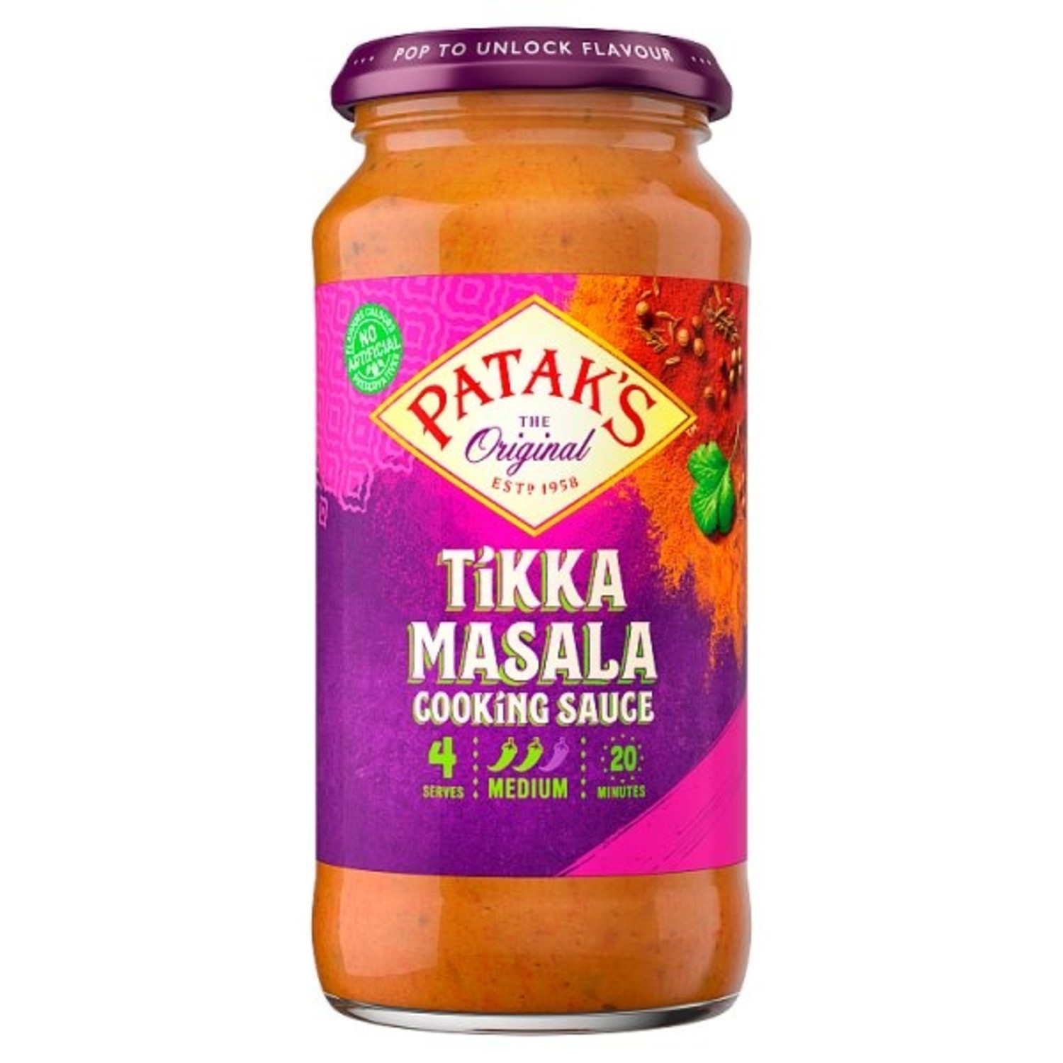 Patak's Pâte de Curry Tikka Masala - Idéale pour marinades et sauce curry -  165g : : Epicerie