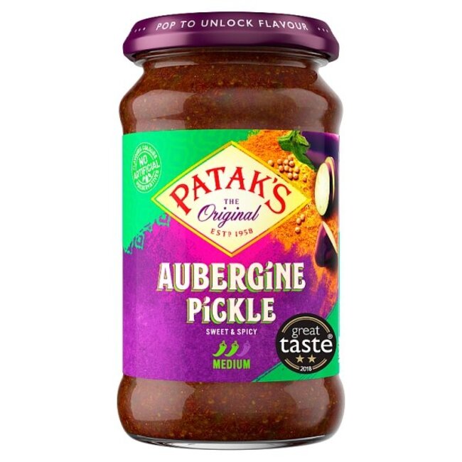 Patak's Aubergine Pickle 312g (Brinjal)