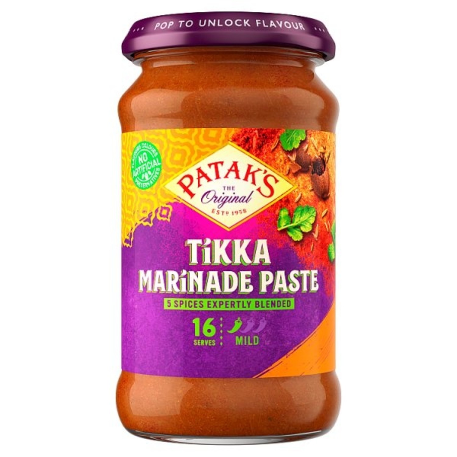 Patak's Tikka Spice Marinade 300g curry paste spice paste for tikka