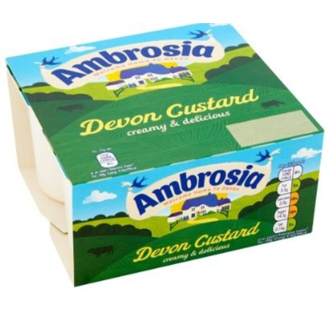 Ambrosia Ambrosia Devon Custard 4pk