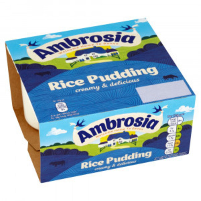 Ambrosia Ambrosia Rice Pudding 4pk