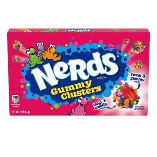 Wonka Wonka Nerds Gummy Clusters 85g