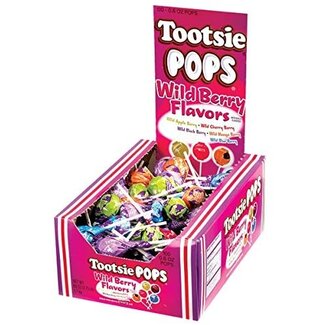 Wild Tootsie Pops 1pc assorted
