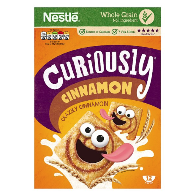 Nestle Nestle Curiously Cinnamon 375g