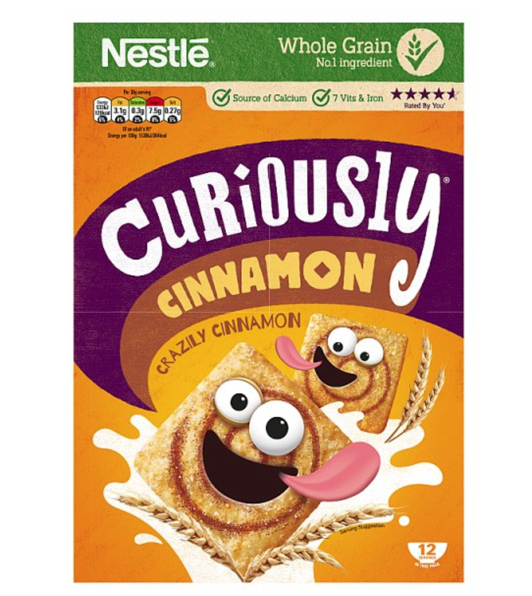 Nestle Curiously Cinnamon, 375g British Cereal Kellys Expat Shopping