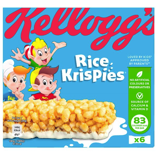 Kellogg's Kellogg's Rice Krispies Snack Bar 6x20g