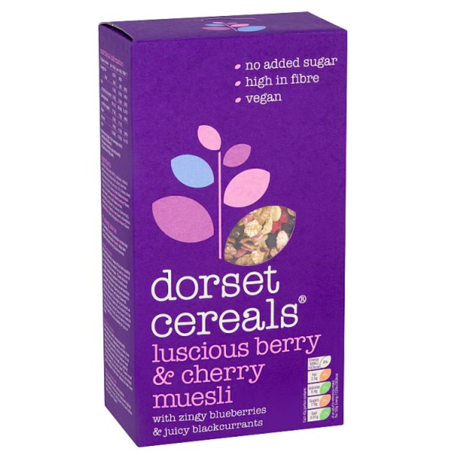 Dorset Berries & Cherries Muesli 600g