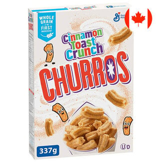 General Mills General Mills Cinnamon Toast Crunch Churros 337g