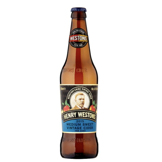 Westons Medium Sweet Vintage Cider 500ml