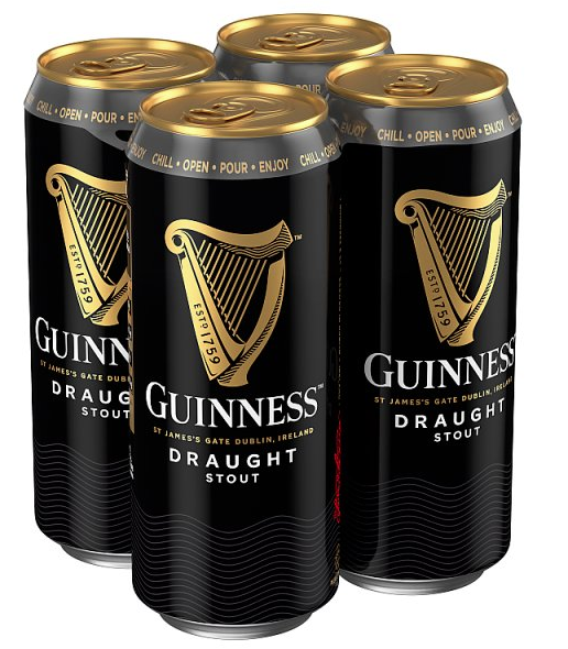 Guinness Draught 4X440ml - Kellys Expat Shopping