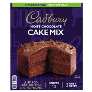 Cadbury Cadbury Chocolate Moist Chocolate Cake Mix 400g