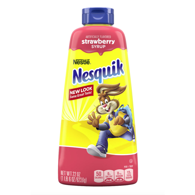 Nestle Nesquik Strawberry Syrup 623g