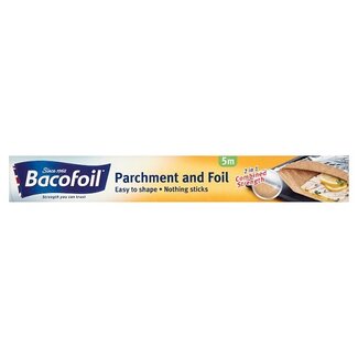 Bacofoil Bacofoil Lined Baking Parchment and Foil 5m