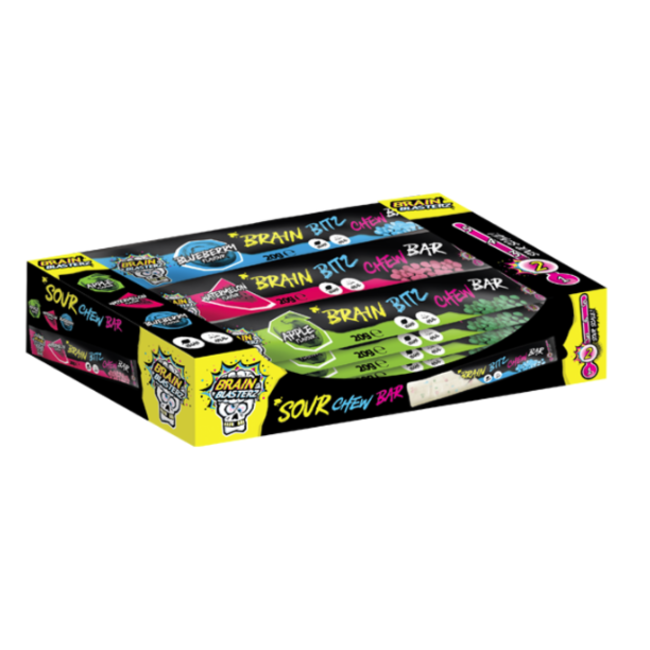 Brain Blasterz Bitz Chew Bar Assorted 20g