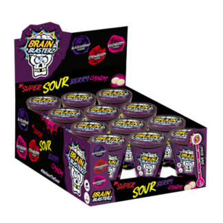 Brain Blasterz Brain Blasterz Brain Blasterz Dark Fruits Hard Candy Tub 48g