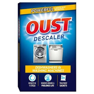 Oust Oust Dishwasher & Washing Machine Descaler 2pk