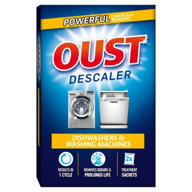 Oust Dishwasher & Washing Machine Descaler 2pk