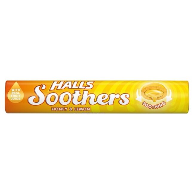 Halls Soothers Honey & Lemon 45g