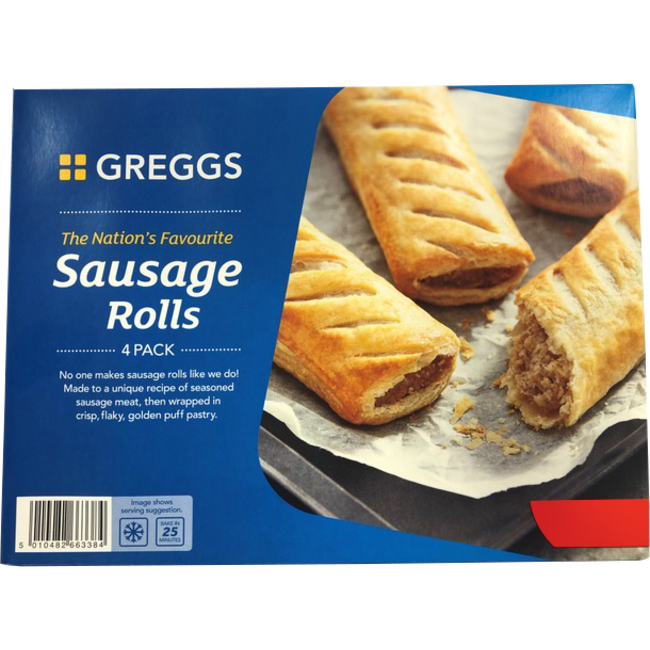 Greggs Greggs Sausage Rolls 4 pk