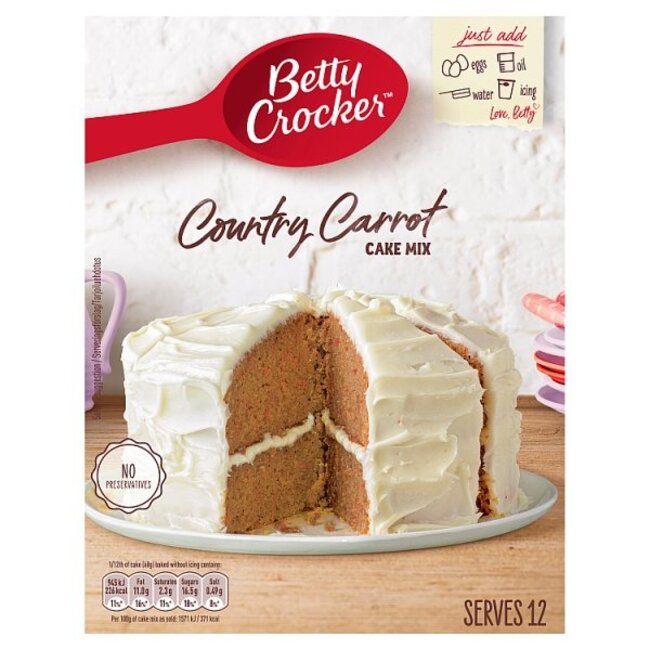 Betty Crocker Country Carrot Cake Mix 425g