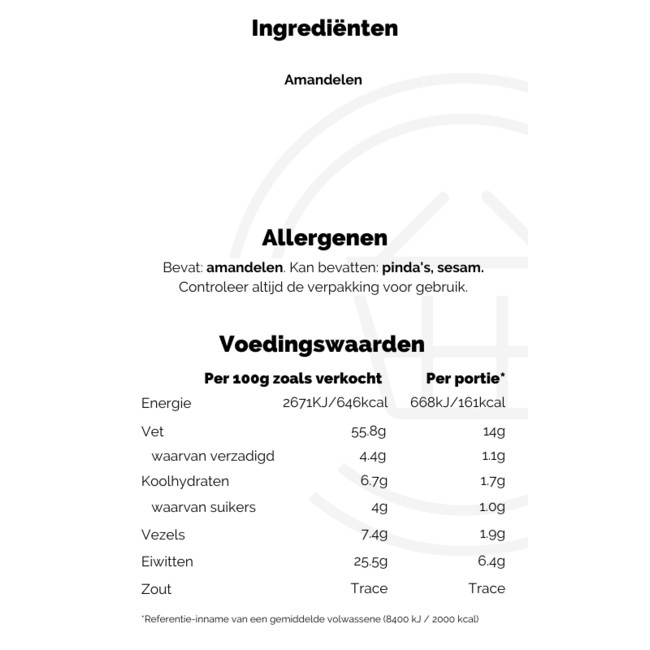 Whitworths Ground Almonds 150g – Backzutat