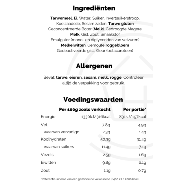 St Pierre Brioche Seeded Burger Buns 4pk