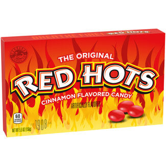 Red Hots Cinnamon Candy Theater Box 156g