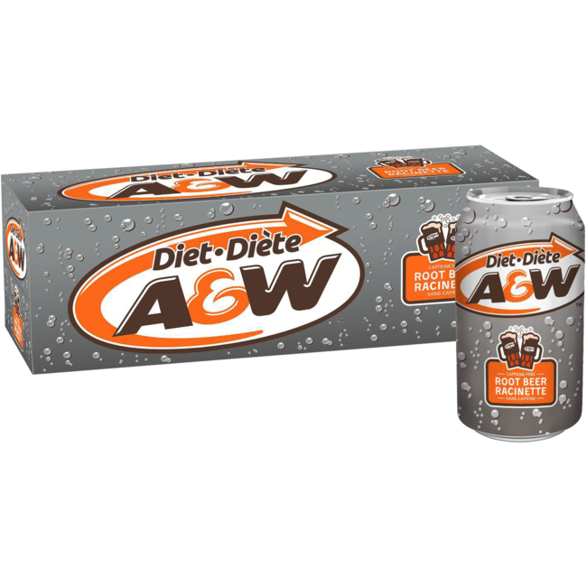 A&W A&W Diet Root Beer  (12 pack)