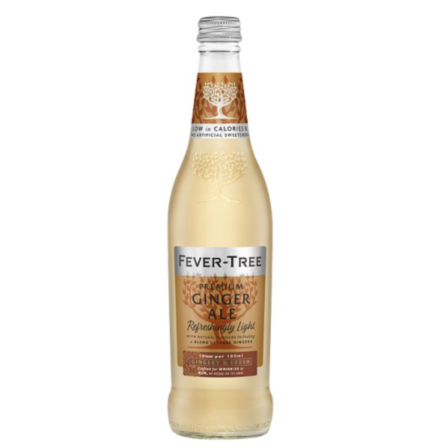 Fever Tree Refreshingly Light Ginger Ale 500ml