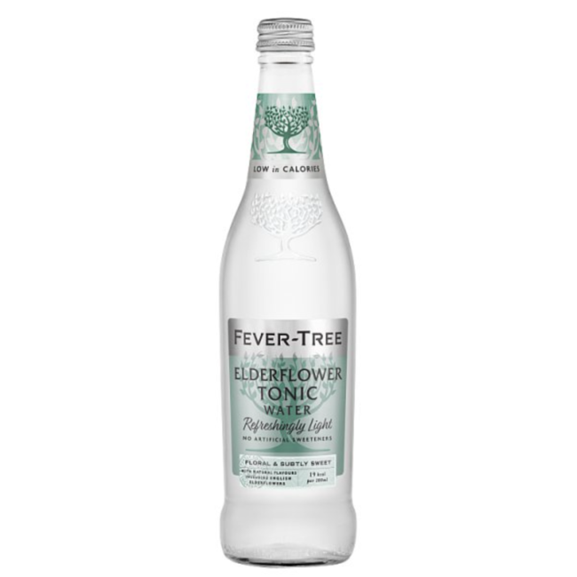 Fever Tree Refreshingly Light Elderflower Tonic Water 500ml