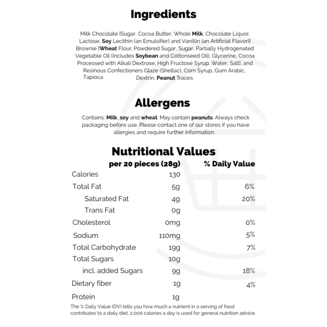 Cookie Dough Bites Fudge Brownie 88g
