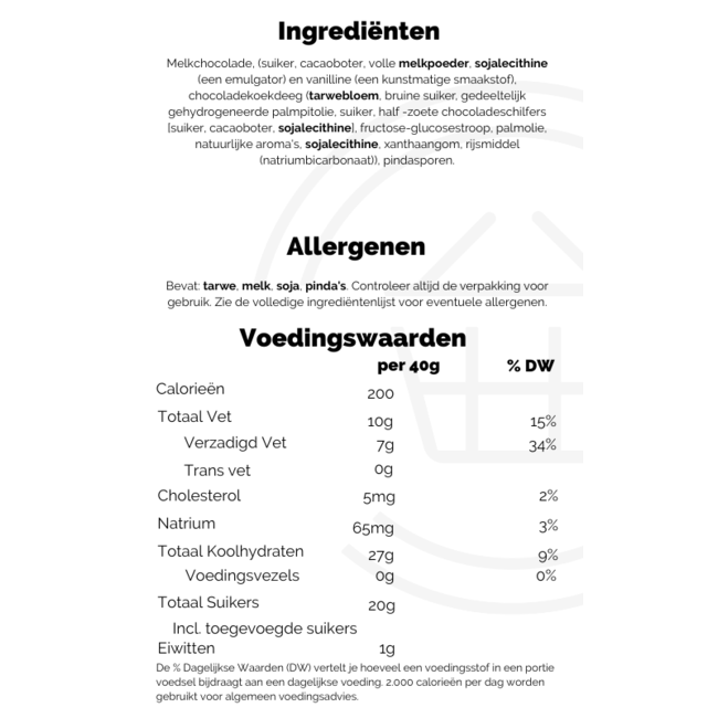 Cookie Dough Bites Chocolate Chip 88g