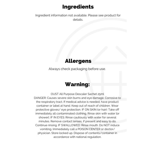 Oust All Purpose Descaler 2pk