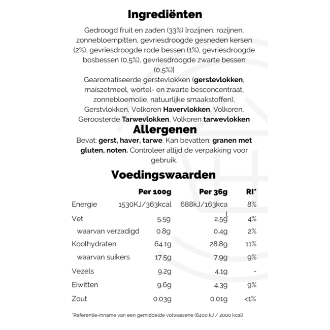 Dorset Berries & Cherries Muesli 600g