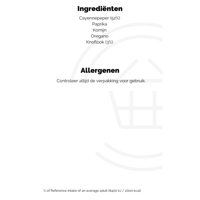 Hot Chilli Powder 45g