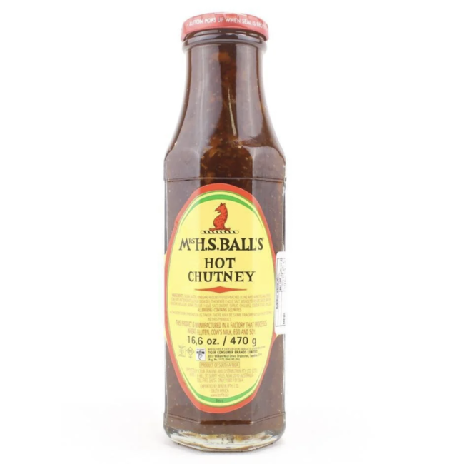 Mrs Balls Chutney Hot 470g