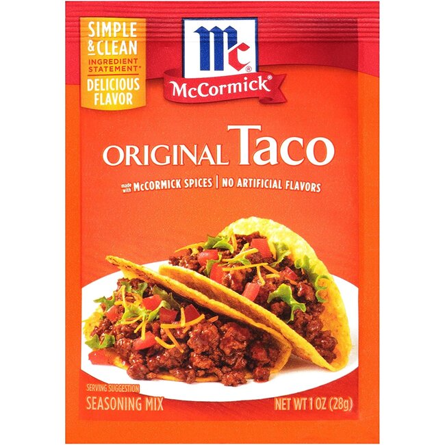 McCormick McCormick Original Taco Seasoning Mix 28g