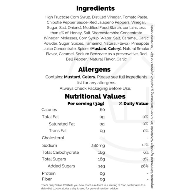 Sweet Baby Rays Honey Chipotle BBQ Sauce 510g – BBQ-Sauce
