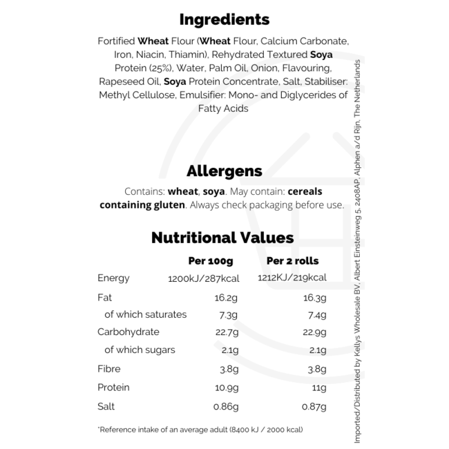 Linda McCartney 6 Vegetarian Sausage Rolls – Tiefkühl-Veggieprodukt