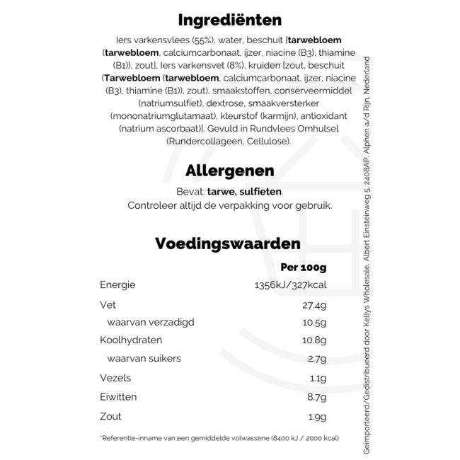 Clonakilty Pork Sausages 16pk