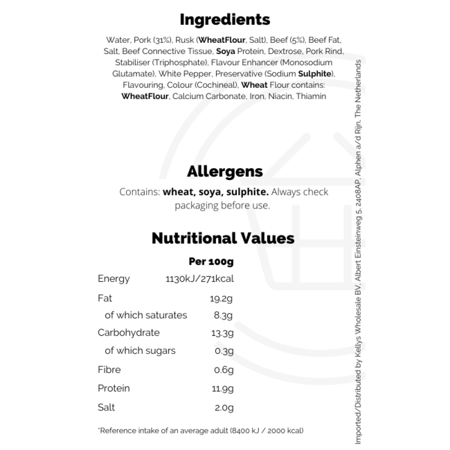 Plumtree Farms 8 Lorne Slices 480g v