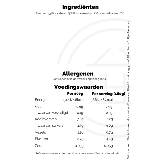 Birds Eye Mixed Vegetables 340g