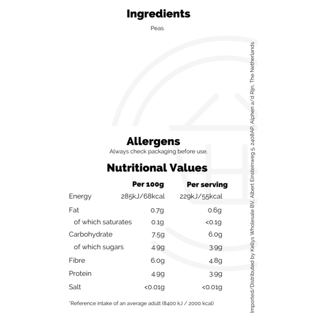 Birds Eye Petit Pois 545g